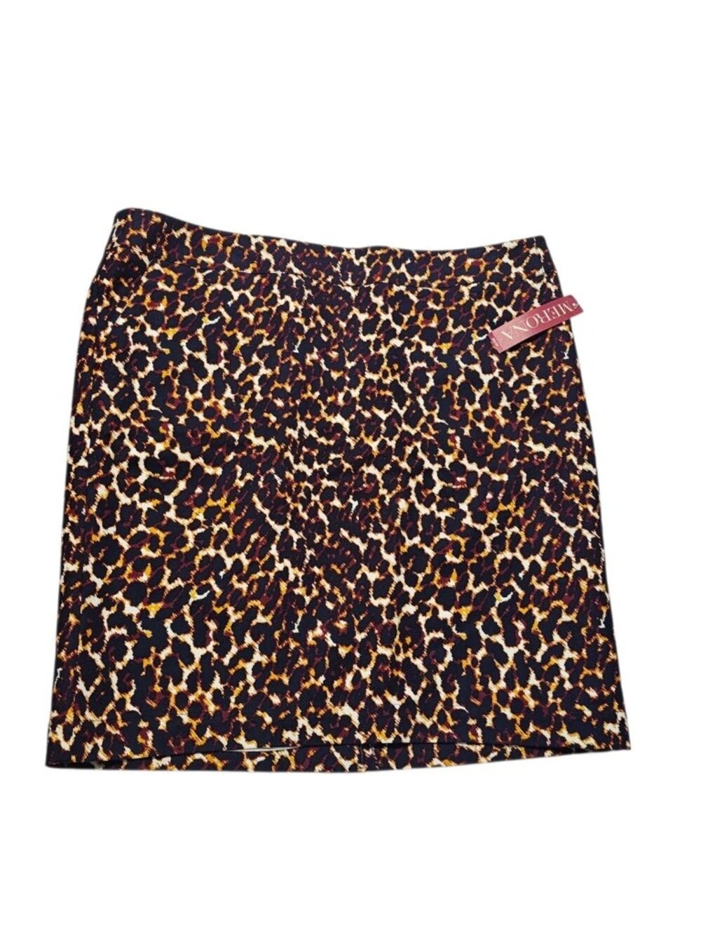 Merona Cheetah Animal Print Skirt Mob Wife Afro Bohemian A-Line Size 18